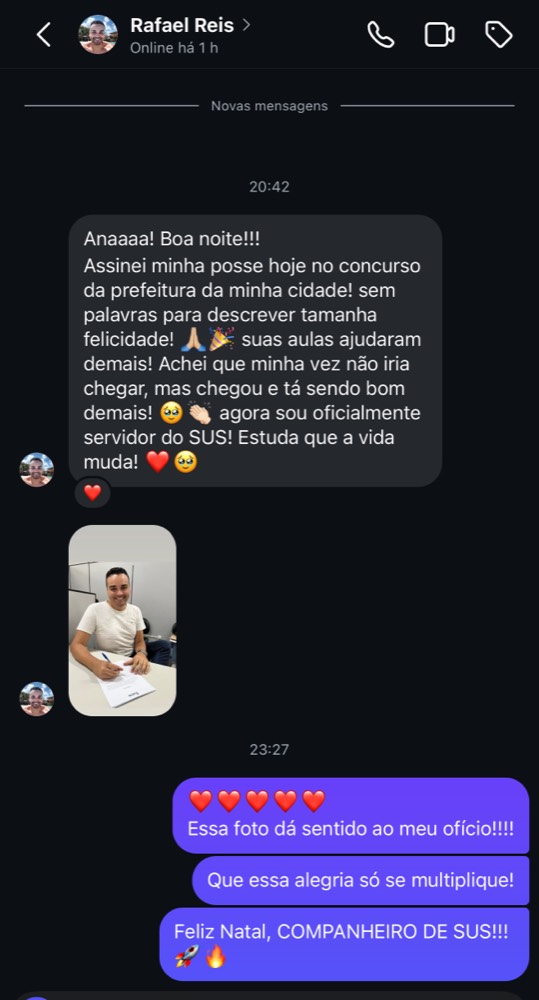 Depoimento de aluna do Cuidando da Carreira