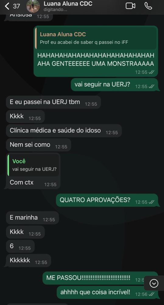 Depoimento de aluna do Cuidando da Carreira