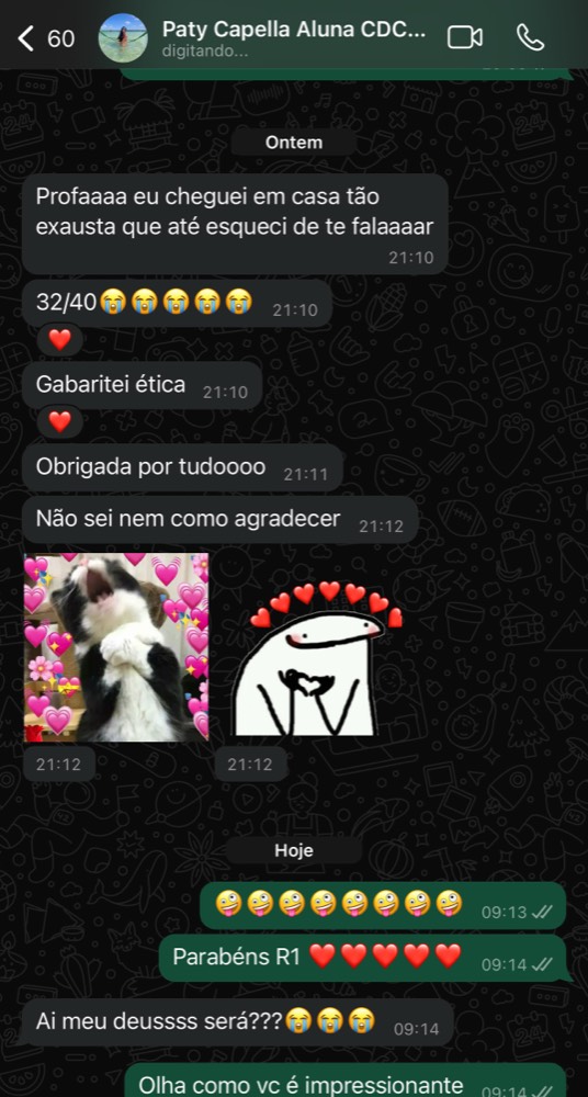 Depoimento de aluna do Cuidando da Carreira